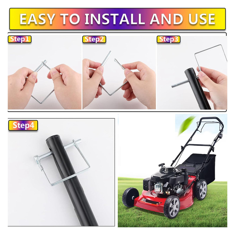 Pcs 1/4 Inch Square Trailer Pins, Pto Pin Shaft Locking Pin