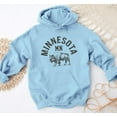 thumbnail image 6 of MINNESOTA Graphic Unisex Fleece Hooded Sweatshirt, 6 of 7