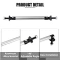 thumbnail image 4 of Unique Bargains 1pair 100mm 3.94' Splitter Support Rods Adjustable Front Rear Bumper Lip Splitter Strut Rod Tie Support Bars Silver Tone, 4 of 6