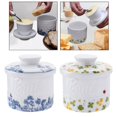 thumbnail image 3 of Butter Crock for Fresh Spreadable Butter Large Capacity French Butter Dish for Style A, 3 of 6