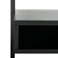 thumbnail image 6 of SAFAVIEH Kamy Rustic Retro 2 Shelf Leaning Desk, Black, 6 of 10