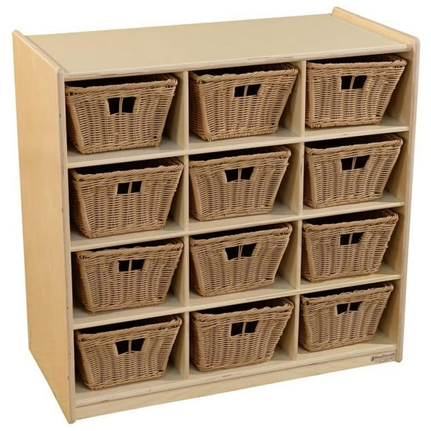 12 Cubby Storage with Baskets