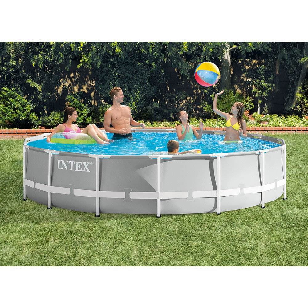 イオン・X３９　２個セット Intex Easy Set Up 15ft x 42in Prism Frame Above Ground Pool with