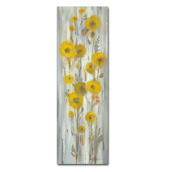 Trademark Fine Art 'Roadside Flowers II' Canvas Art by Silvia Vassileva