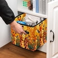 thumbnail image 5 of Toucan Foldable Storage Baskets with Handle, 10.8"x10.5"x10.6", Large Capacity - Organizer Bins for Clothes Storage, Storage Cubes, 5 of 6