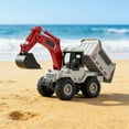 thumbnail image 7 of Forklift Toy Pull Back Construction Vehicle Realistic Dump Truck Bulldozer Excavator Model for Toddlers Boys Girls Ages 3+, 7 of 7