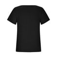 thumbnail image 5 of Ltctricy T Shirts for Women V Neck Short Sleeve Soft Casual Basic Tee Tops Trendy Summer Clothes, 5 of 6