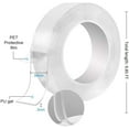 thumbnail image 5 of Removable&Traceless Adhesive Nano Gel Tape, Washable Strong Adsorption Double Sided Clear Silicone Tape for Wall,Kitchen,Carpet,Photo Fixing, 5 of 5
