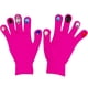 thumbnail image 3 of Guantes de Invierno Tejidos, Adornos de Cristal de Colores Variados, Mitones de Ganchillo de Dedo Completo con Buena Elasticidad para Niñas, Niños, Mujeres, 3 of 7