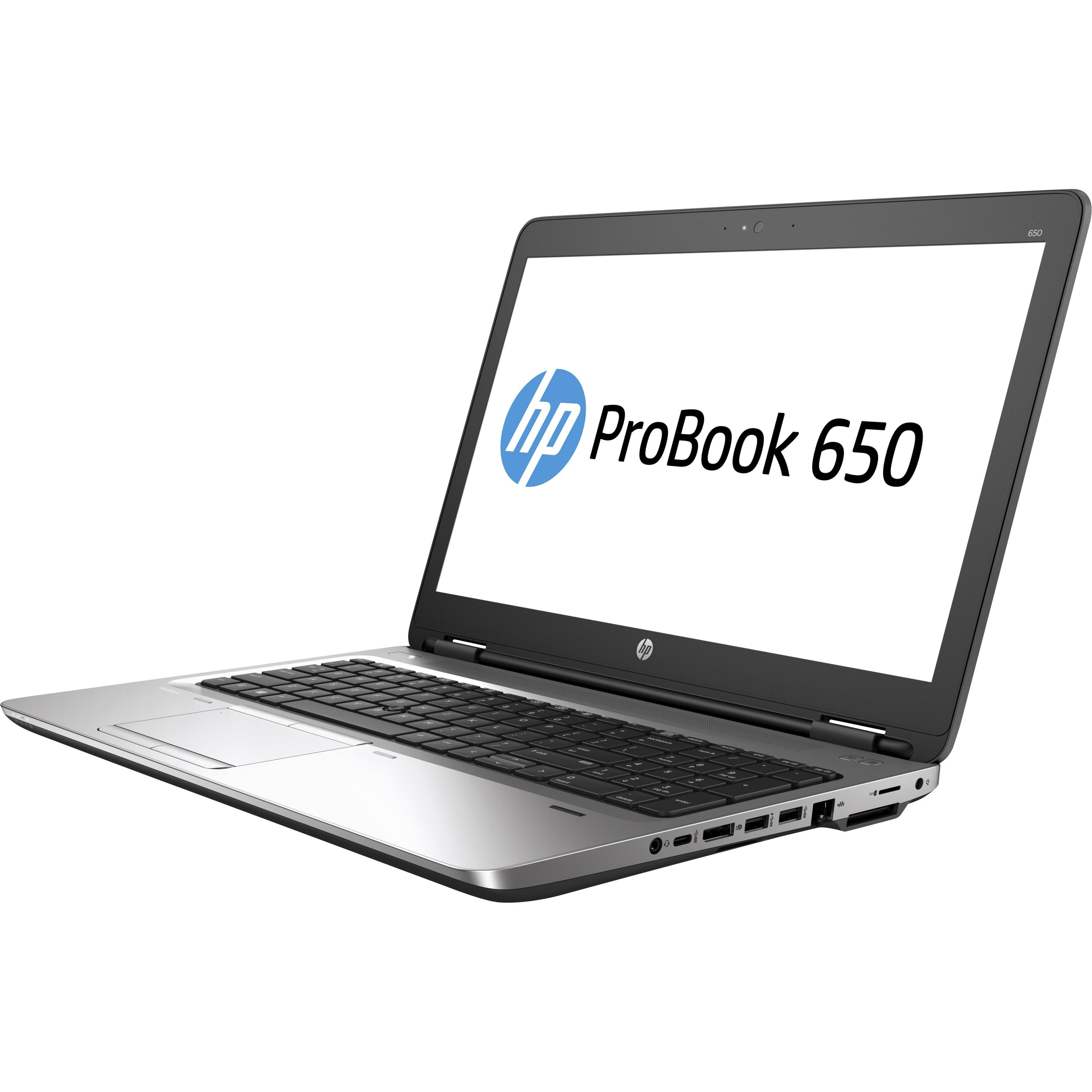 HP ProBook 15.6" Full HD Laptop, Intel Core i7 i7-6600U, 8GB RAM, 256GB
