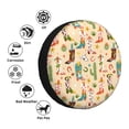 thumbnail image 4 of Rateoe Groovy American Western Footwear Pattern Tire Cover Wheel Protectors Weatherproof Wheel Covers Universal Fit for Trailer Rv SUV Truck Camper Travel Trailers Accessories-16 inch, 4 of 6