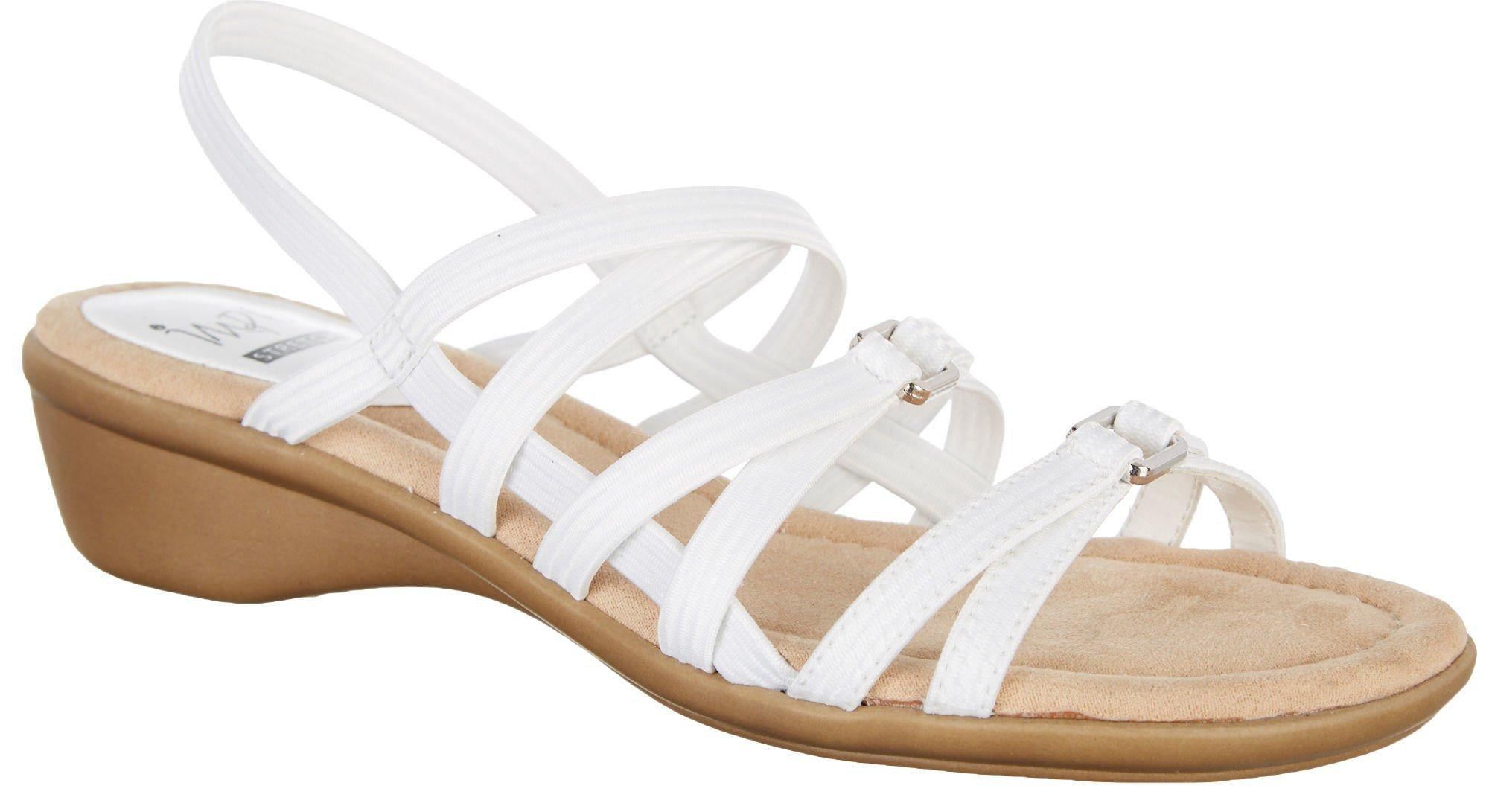 VANELi Womens Badra Open Toe Casual Slide Sandals Multi Pastel Size 7.5