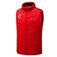 thumbnail image 5 of Lolmot Unisex Heated Vest Men/Women Heated Gilet USB Electric Heating Waistcoat Rechargeable Body Warmer Heated Jacket 9 Heating Pads Winter Coat, 5 of 5