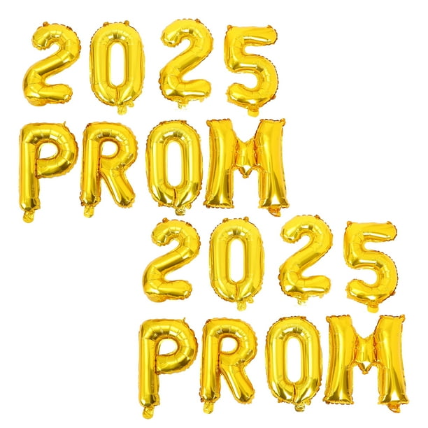 2 juegos de decoraciones para fiesta de graduación: globos de aluminio "Felicidades Graduado 2025" - Globos de graduación seguros para celebraciones en interiores y exteriores