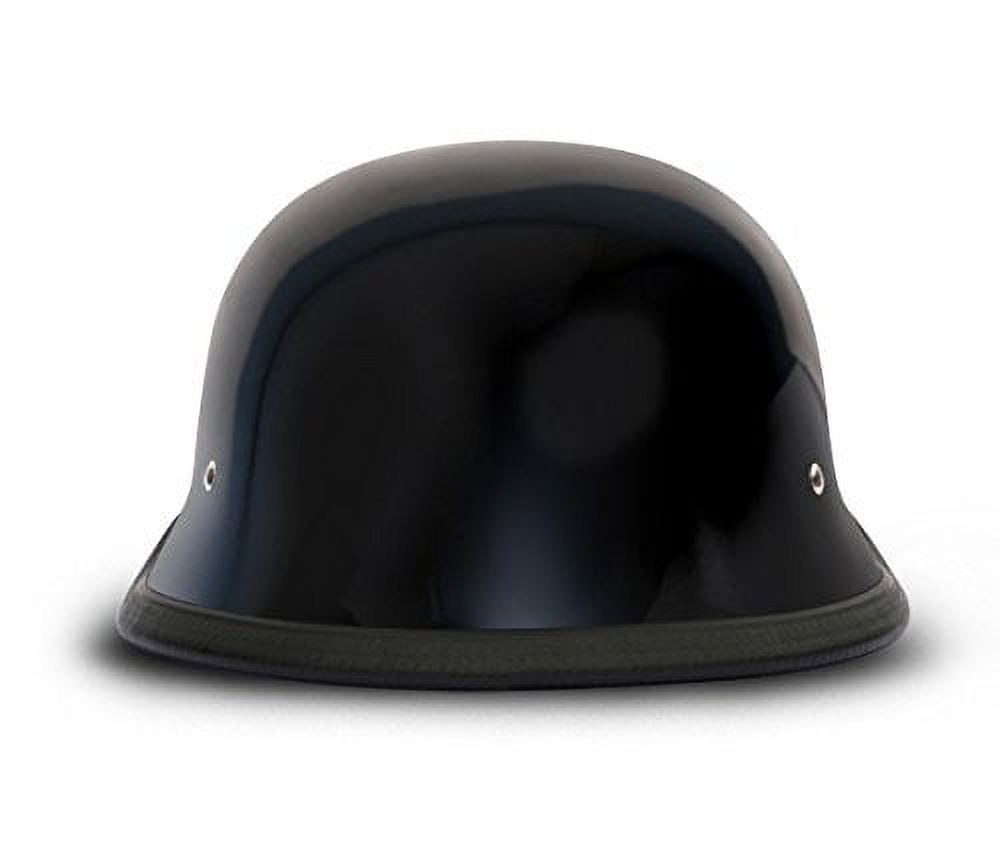 Daytona German Novelty Big German Dull Gloss Black Motorcycle Helmets