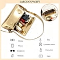thumbnail image 5 of Sunyuer Women Shoulder Bag, Shiny PU Leather Baguette Handbag, Trendy Y2K Underarm Purse, Fashion Flap Small Evening Bag for Party Club Daily, 5 of 5