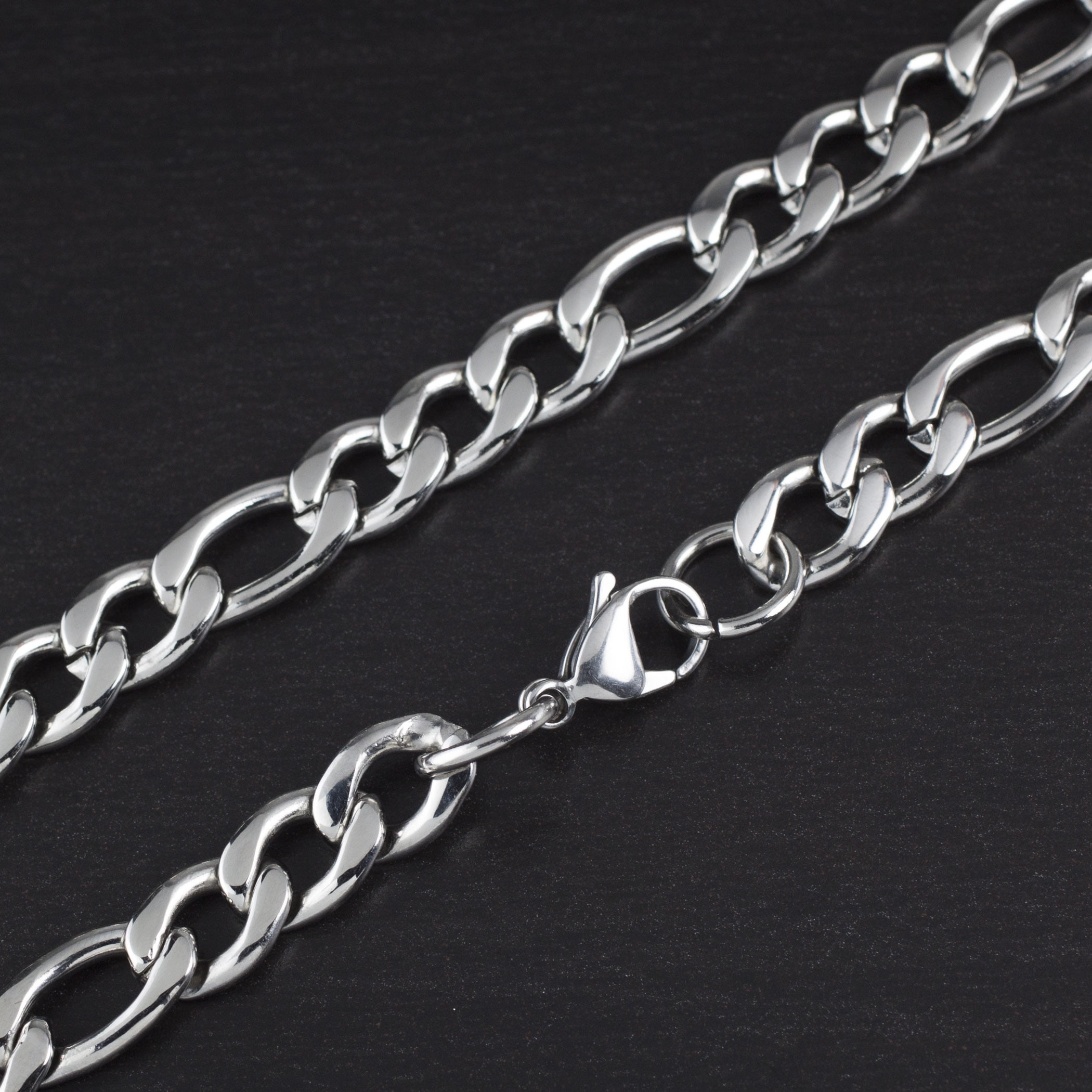 Mens Unisex Stainless Steel Rope Chain Necklace 2.5mm 