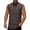 Shirts-4Gray, variant on LEKWK Mens Tank Tops Sleeveless Plaid Button Down Workout Shirts Trendy Athletic Collared Armholes Chest Pocket Relaxed Fit Tees Western Casual Outdoor Summer Tops Gray XXXL