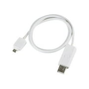 Syba SY-CAB20145 - USB power cable - Micro-USB Type B male to USB male - white