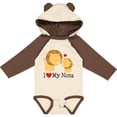 thumbnail image 3 of Inktastic I Love My Nona Boys or Girls Long Sleeve Baby Bodysuit, 3 of 5