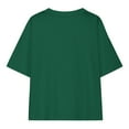 thumbnail image 6 of Bxsruta Shirts for Kids, Children's Oversized Basic Crewneck Tee, Relaxed Fit Unisex Casual T-Shirt, 6 of 8