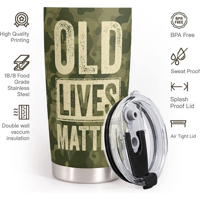 Camo dad tumbler gifts