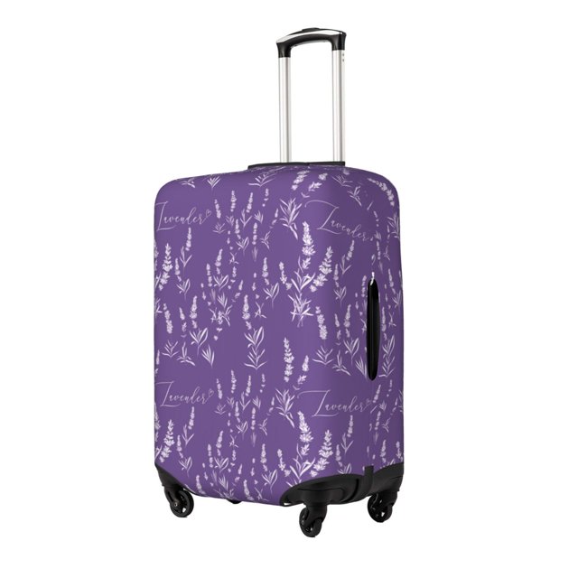 Fotbe Lavender Flowers Funda Protectora para Equipaje, Antirrayones y Resistente a la Suciedad, Compatible con Maletas de 18 a 32 Pulgadas-X-Large