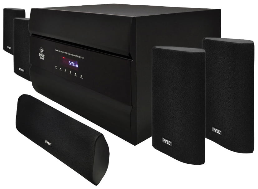Pyle PT628A PylePro 400Watt 5.1 Channel Home Theater System with AM/FM