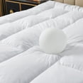 thumbnail image 6 of WhatsBedding Queen Size Mattress Topper 5 Inch 1900 GSM Goose Down and Feather Bed,Extra Thick,100% Cotton Hotel Collection Pillow Top,60x80 Inch, 6 of 9