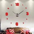 thumbnail image 5 of 2020 Home Decor Europe Style Modern Large Wall Clock Art Design DIY 3D Mirror Surface Sticker Home Decor DIY For New Year, 5 of 5