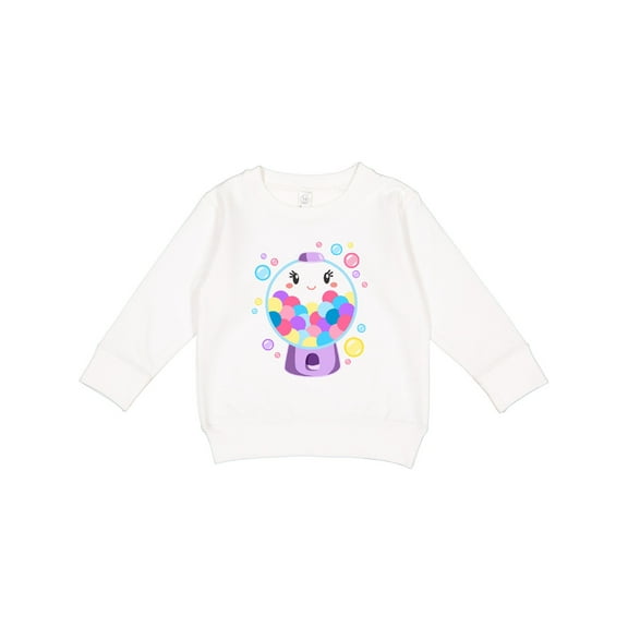 Inktastic Cute Gumball Machine and Bubbles Toddler Sweatshirt