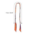 thumbnail image 2 of Unique Bargains 1 Pc Scarf Design Handbag Strap Dark Purple Orange Metal Fabric, 2 of 5