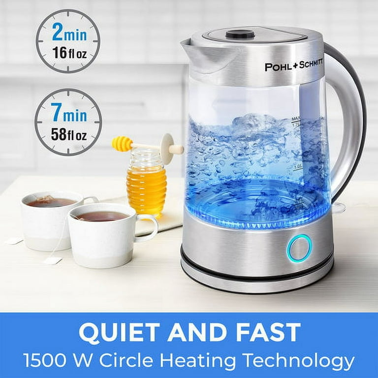 Pohl+Schmitt+1.7l+Electric+Kettle+With+Upgraded+100+Stainless+Steel+Filter+Inn  for sale online