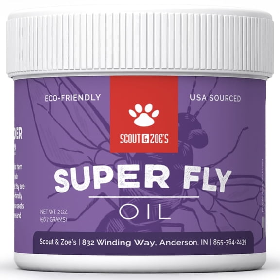 Scout & Zoe's: Super Fly Black Soldier Fly - Larvae Oil - 1oz Jar, All Pets, Reptile-Amphibian-Dog-Cat, Single Ingredient Sustainable Protein Enhancer