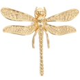 thumbnail image 2 of Dresser Drawer Pulls Brass Cabinet Pull Dragonfly Shape Sophisticated Home Decor Easy Opening And Closing 8.00X6.80X2.30CM 1Set, 2 of 5