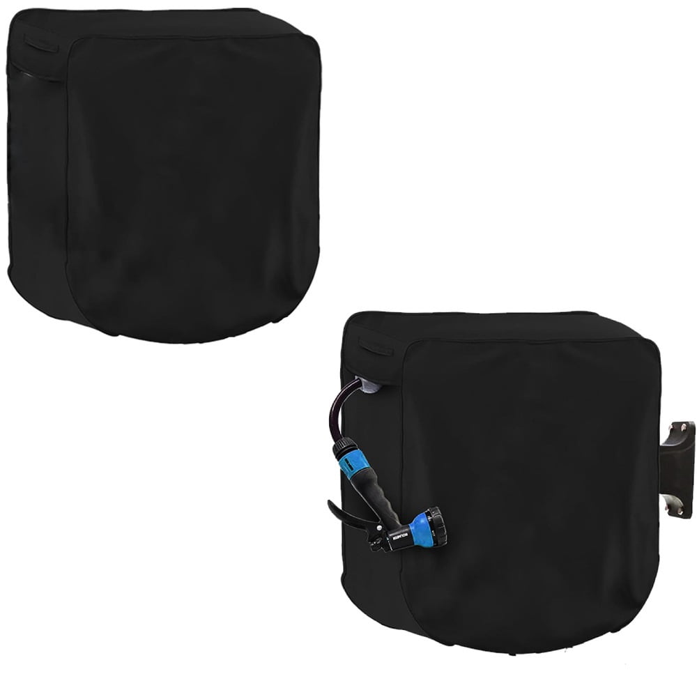 Garden Hose Reel Cover Protective Cover Sun Protection Lightweight, Waterproof Portable Retractable Garden Hose and Reel（Only cover）