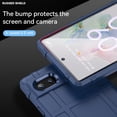 thumbnail image 5 of Slim Fit Phone Case for Google Pixel 6a, Rugged Shield Durable Phone Case with Military Grade Shockproof Protection and Screen Camera Protective Cover for Google Pixel 6a, HD Blue, 5 of 16