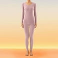 thumbnail image 5 of Thermal Underwear Set for Women Fleece Winter Warm Long Sleeve Pullover Base Layer Cold Weather Pajams Sets (M, Pink), 5 of 6