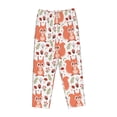 thumbnail image 6 of Uemuo Squirrel And Pattern Women's Wide Leg Palazzo Lounge Pants with Pockets Light Weight Loose Comfy Casual Pajama Pants-XX-Large, 6 of 9