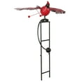 thumbnail image 3 of Alpine Corporation 59"H Metal Rocking Cardinal Stake for Garden & Patio, 3 of 5