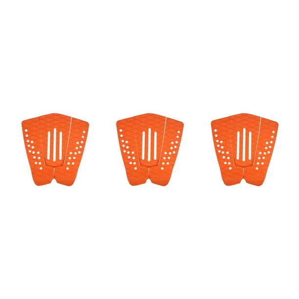 Naiovety Tail Pad Surf Mat Suministros de surf Hollow Out Smooth para principiantes Ahorro de espacio Profesional Reemplazado Parte Naranja Type1 NO1