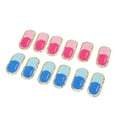 thumbnail image 4 of Parches de costura coloridos, 12 Uds., parches bordados, parches de costura DIY, rendimiento finamente afinado Jadeshay  A, 4 of 8