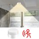thumbnail image 3 of 12W AC85-265V LED Luz de techo Downlight Radar Sensor de cuerpo humano Lámpara empotrada Blanco cálido, 3 of 8