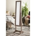 Mainstays Mirrored Cheval Jewelry Armoire Driftwood