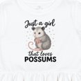 thumbnail image 4 of Inktastic Just a Girl That Loves Possums Girls Toddler Dress, 4 of 5