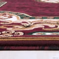 thumbnail image 7 of Allstar Burgundy Woven High Quality High Density Double Shot Drop-Stitch Carving (5' 2" x 7' 2"), 7 of 7