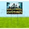thumbnail image 1 of Halloween Costumes V7 Graveyard (18" x 24") Yard Sign, Includes Metal Step Stake, 1 of 6