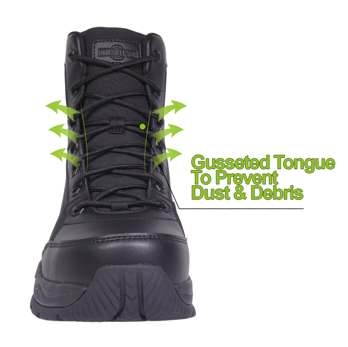 Interceptor Men's Force 8" Steel Toe Tactical Boots photo 3