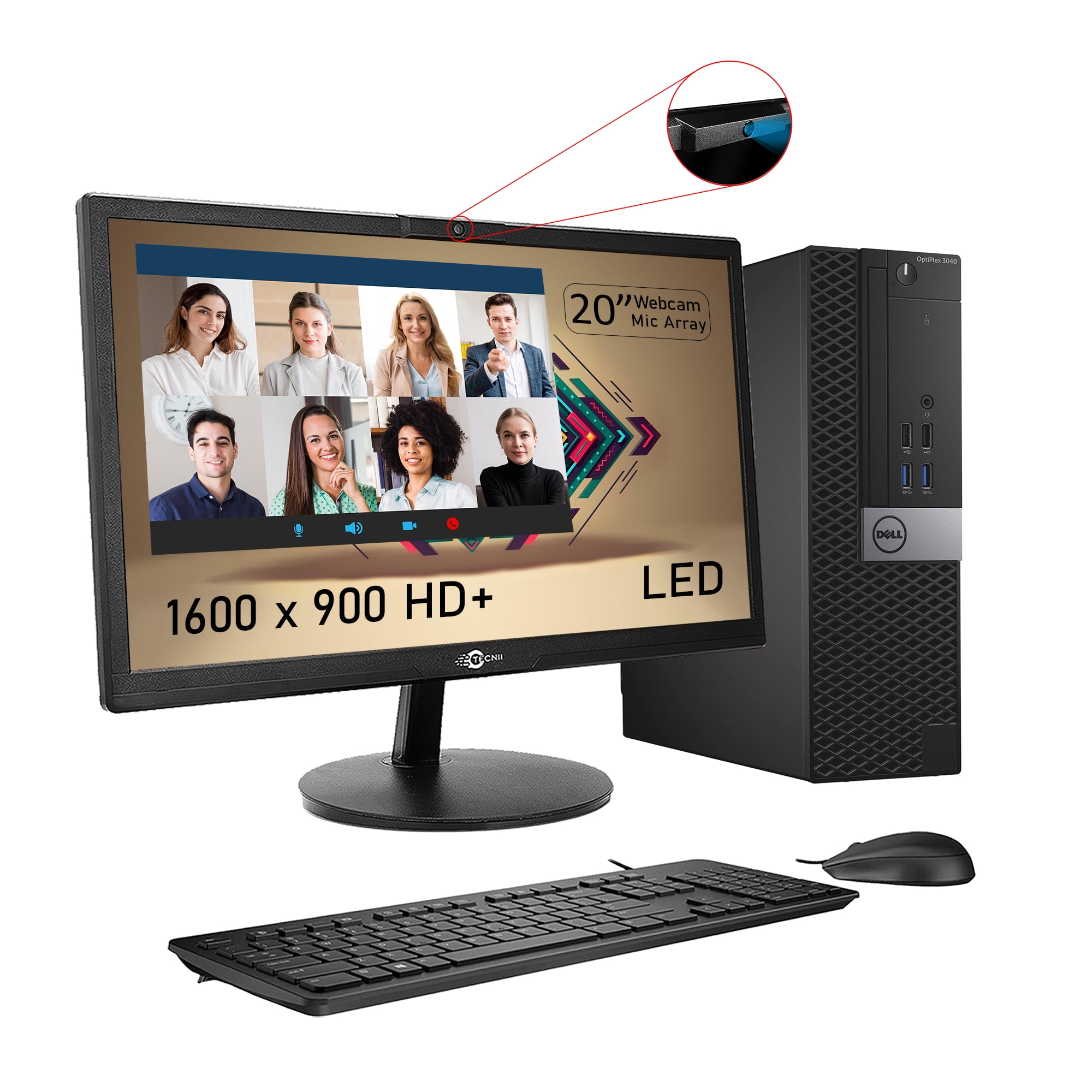 Dell OptiPlex 3040-SFF Business Computer, Intel i5-Gen 6 Upto 3.6