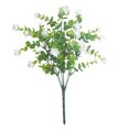 thumbnail image 4 of Electronicheart Simulation Flowers Plastic Flower Bouquet Home Office Artificial white 5Set, 4 of 6
